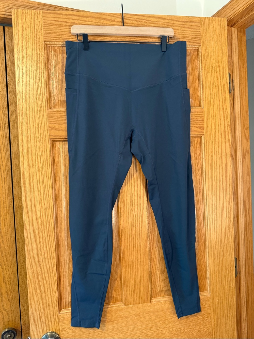 Halara UltraSculpt High Rise Pocket Ankle Leggings Women’s 1X NWT Black